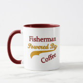 Vissers met koffie mok (Links)