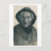 Vissers met Sou'wester, hoofd, Vincent van Gogh Briefkaart (Voorkant)