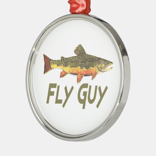 Vissers Metalen Ornament (Links)