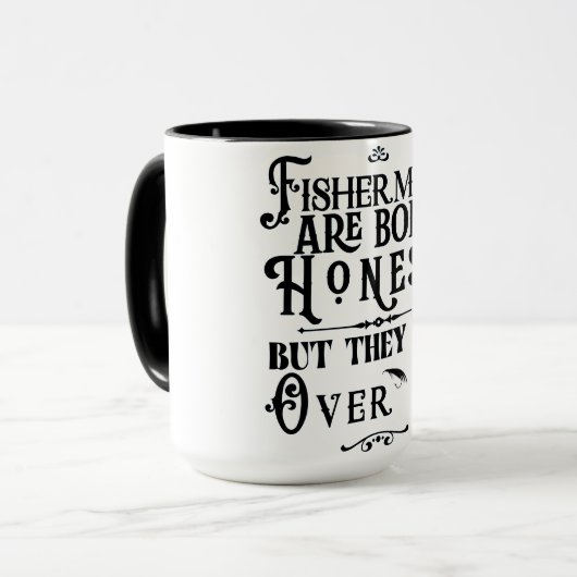 Vissers...  mok (Voorkant links)