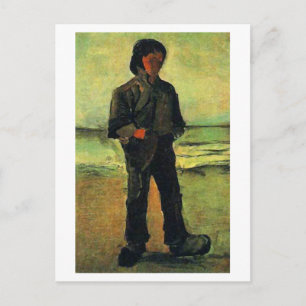 Vissers op de Beach, Vincent van Gogh Briefkaart