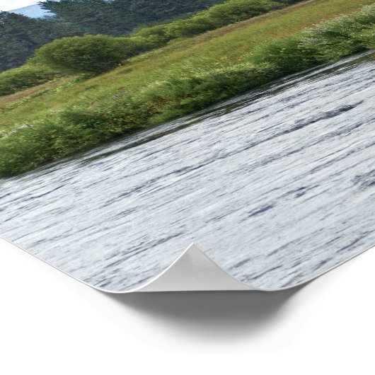 Vissers op de Metolius-rivier, Oregon Poster (Hoek)