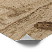 Vissers op de Zee Shore, 1623 Poster (Hoek)