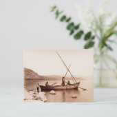 Vissers op het Zee van Galilea Briefkaart (Staand voorkant)