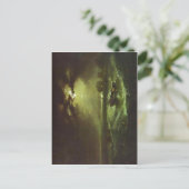 Vissers op Zee J. M. W. Turner, 1796, olie op ca. Briefkaart (Staand voorkant)