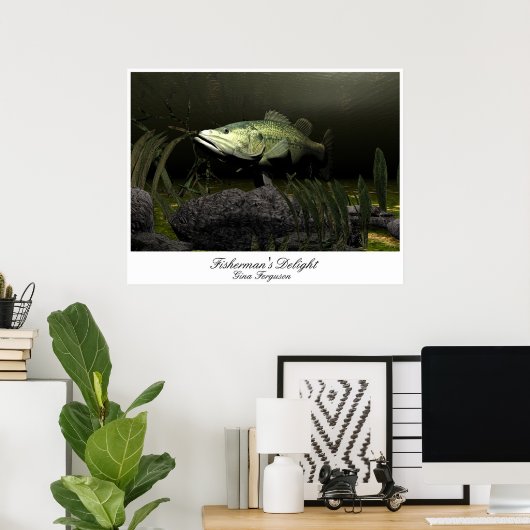 Vissers plezier poster (Thuiskantoor)
