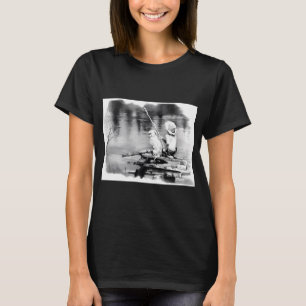 Vissers, Regenboogforel, Visserij Ontwerp, Klassie T-shirt