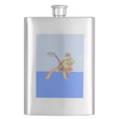 Vissers roestvrij staal heupfles (Voorkant)