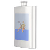 Vissers roestvrij staal heupfles (Links)