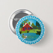 Vissers Ronde Button 5,7 Cm (Voorkant /achterkant)