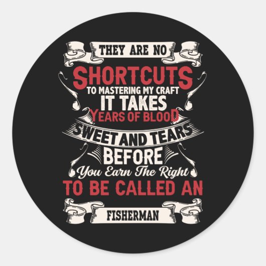 Vissers Ronde Sticker (Voorkant)