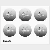 Vissers Ronde Sticker (Vel)