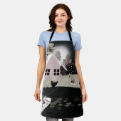 Vissers Schort (Gedragen)