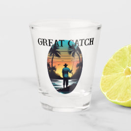 Visser's Shot Glass "Great Catch" Shot Glas