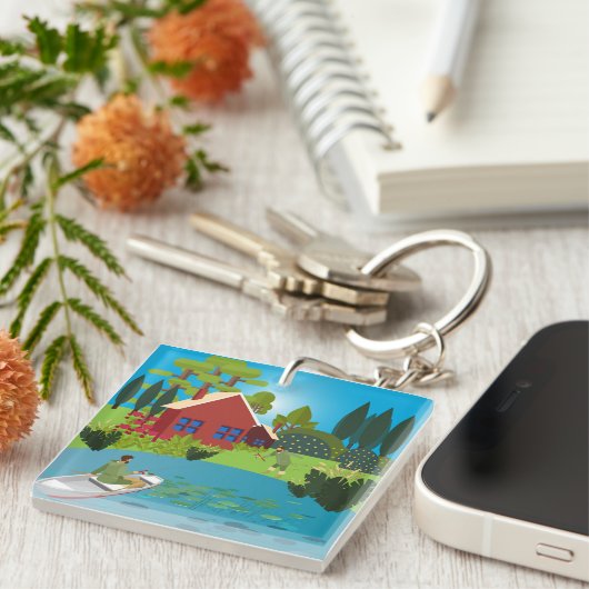 Vissers Sleutelhanger (Voorkant Rechts)