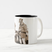  vissers tweekleurige koffiemok (Voorkant rechts)