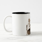  vissers tweekleurige koffiemok (Links)