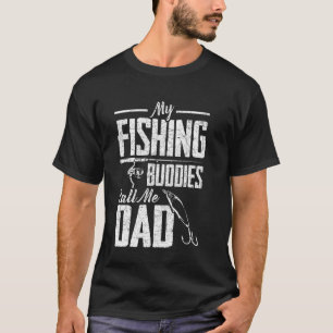 Vissers Vader Vaderdag Grappige Vissen Buddies Fi T-shirt