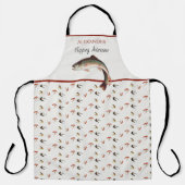 Vissers van forelvisserij die Geweldige vissen Schort (Voorkant)