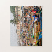 Vissers van Ghana Legpuzzel (Verticaal)