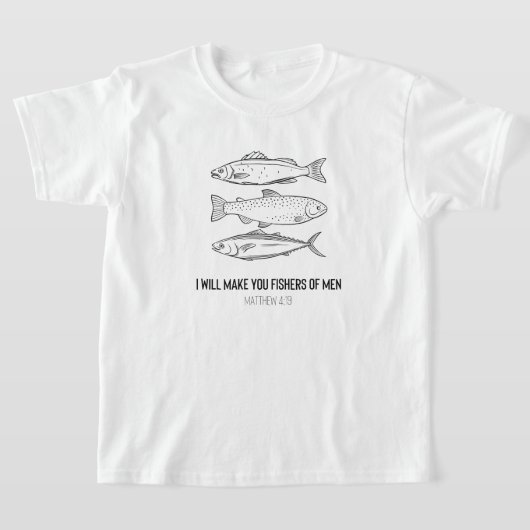 Vissers van Mannen Christelijk Kind Shirt (Laagn)