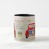 Vissers van mannen koffie mok (Midden)