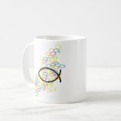 vissers van mannen koffiemok (Voorkant links)