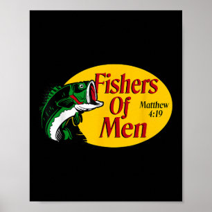 Vissers van Mannen Matteüs 4-19 Bijbelse Christeli Poster