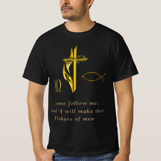 vissers van mannen t-shirts (Voorkant)
