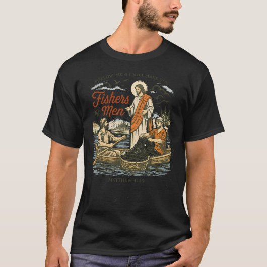 Vissers van Mensen Jezus T-shirt (Voorkant)