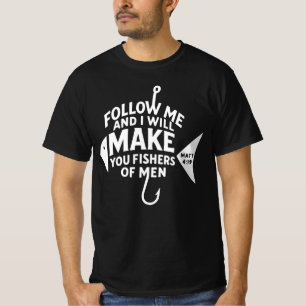 "Vissers van Mensen" Matteus 4:19 Bijbelvers T-shirt
