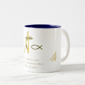 Vissers van Mensen Tweekleurige Koffiemok (Voorkant rechts)