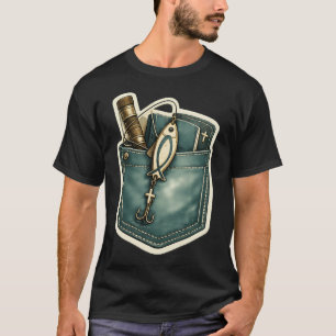 Vissers van Mensen Zakontwerp — Mattheüs 4:19 Ch T-shirt