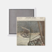 Vissers van Newfoundland Magneet (Voorkant / Achterkant)