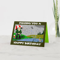 VISSERS VERJAARDAG KAART