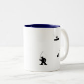 vissers, visserij, visserij1, naar PapaFrom Anikin Tweekleurige Koffiemok (Voorkant rechts)