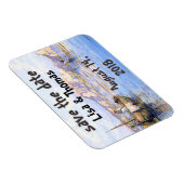 Vissers Vist boten Italië Save Date Magnet Magneet (Rechterzijde)