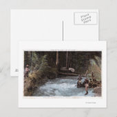 Vissers Visten op Commonwealth Creek Briefkaart (Voorkant / Achterkant)