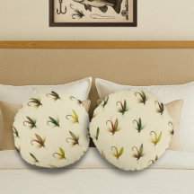 Vissers vliegen forel vliegen Waterverf