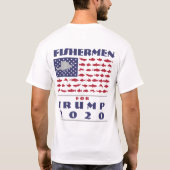 Vissers voor Trump T-shirt (Achterkant)