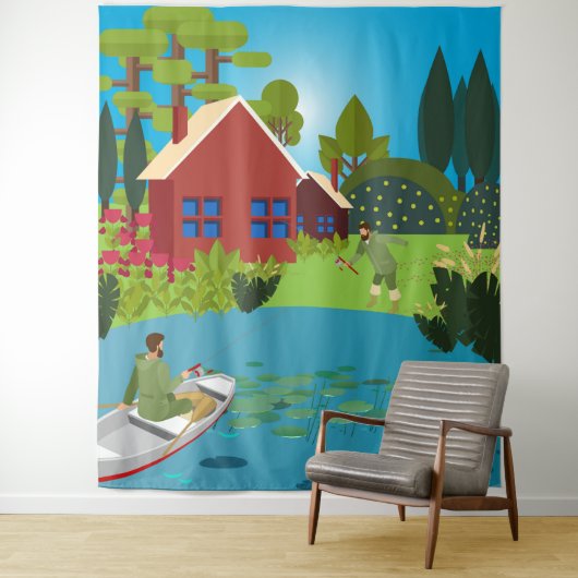 Vissers Wandkleed (In situ)