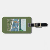 Vissers - West-geelsteen, Montana Bagagelabel (Voorkant horizontaal)