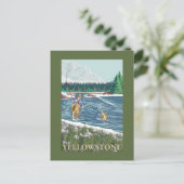 Vissers - West-geelsteen, Montana Briefkaart (Staand voorkant)