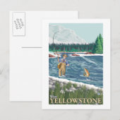 Vissers - West-geelsteen, Montana Briefkaart (Voorkant / Achterkant)