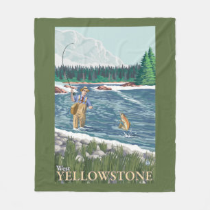 Vissers - West-geelsteen, Montana Fleece Deken