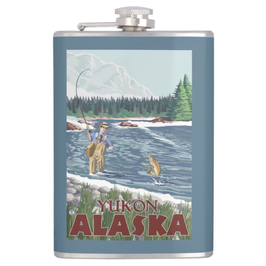 Vissers - Yukon, Alaska Heupfles (Voorkant)