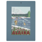 Vissers - Yukon, Alaska Klembord (Achterkant)