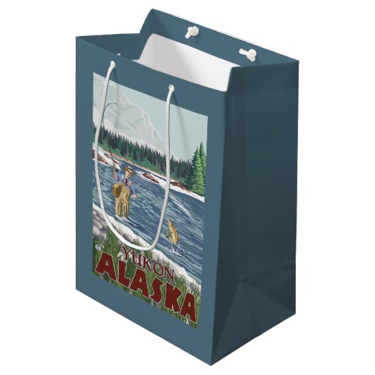 Vissers - Yukon, Alaska Medium Cadeauzakje (Voorkant Gekanteld)