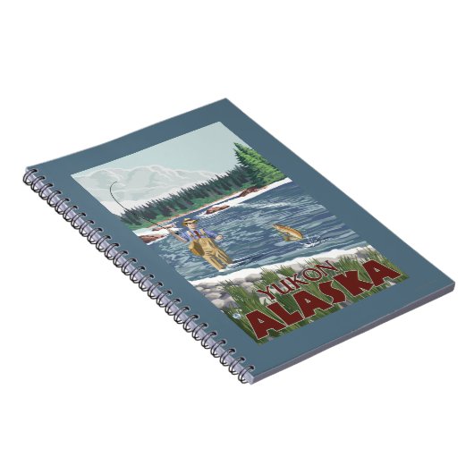 Vissers - Yukon, Alaska Notitieboek (Rechterzijde)