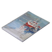 Vissers zalmvis notitieboek (Linkerzijde)